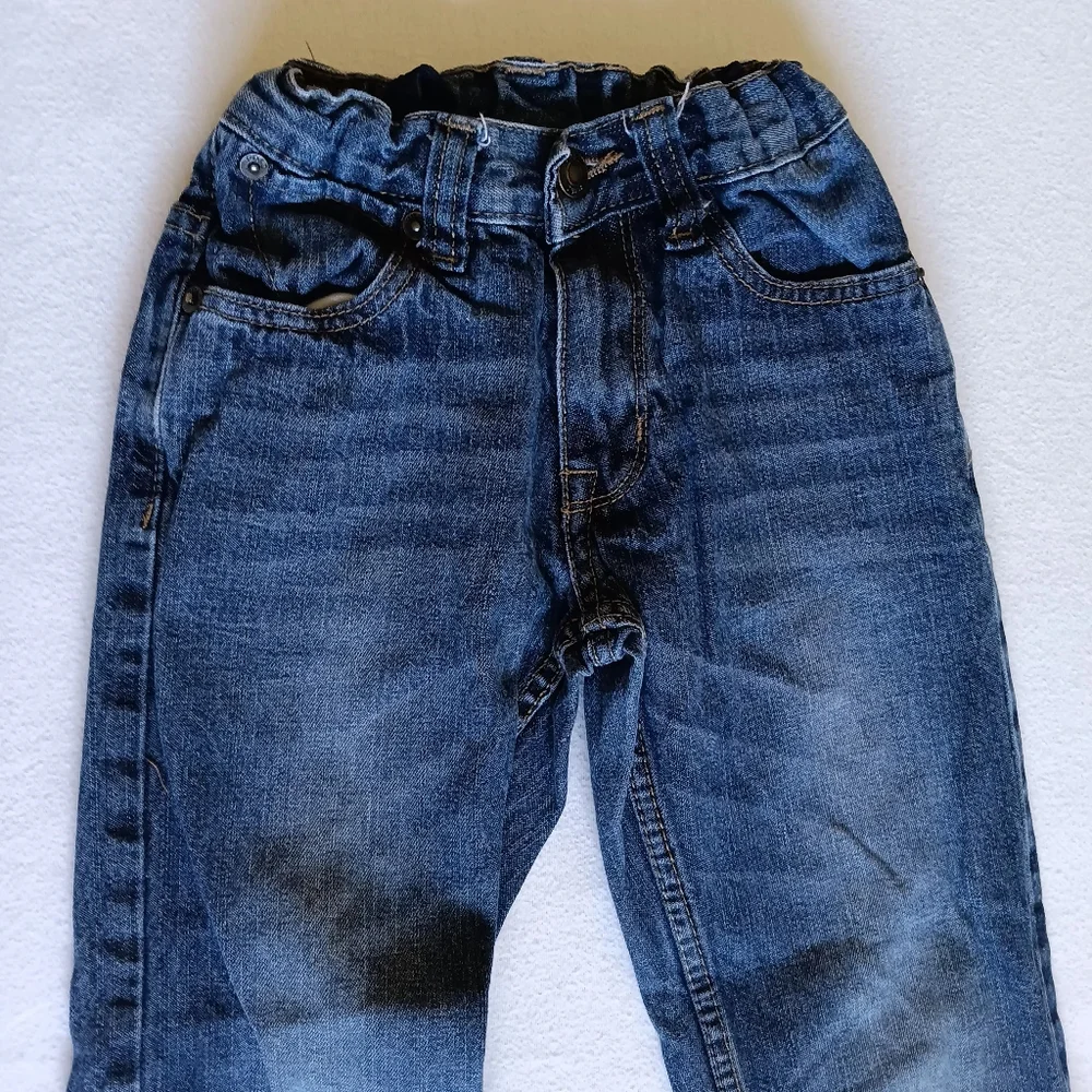 Paper Denim & Cloth Size 7 Kids Blue Straight Jeans Classic Style